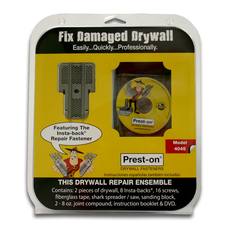 Prest-On All In One Drywall Repair Kit With Drywall